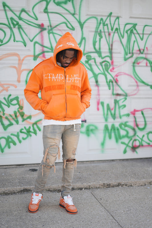 Distressed “Temp” Zip Ups Vol.1