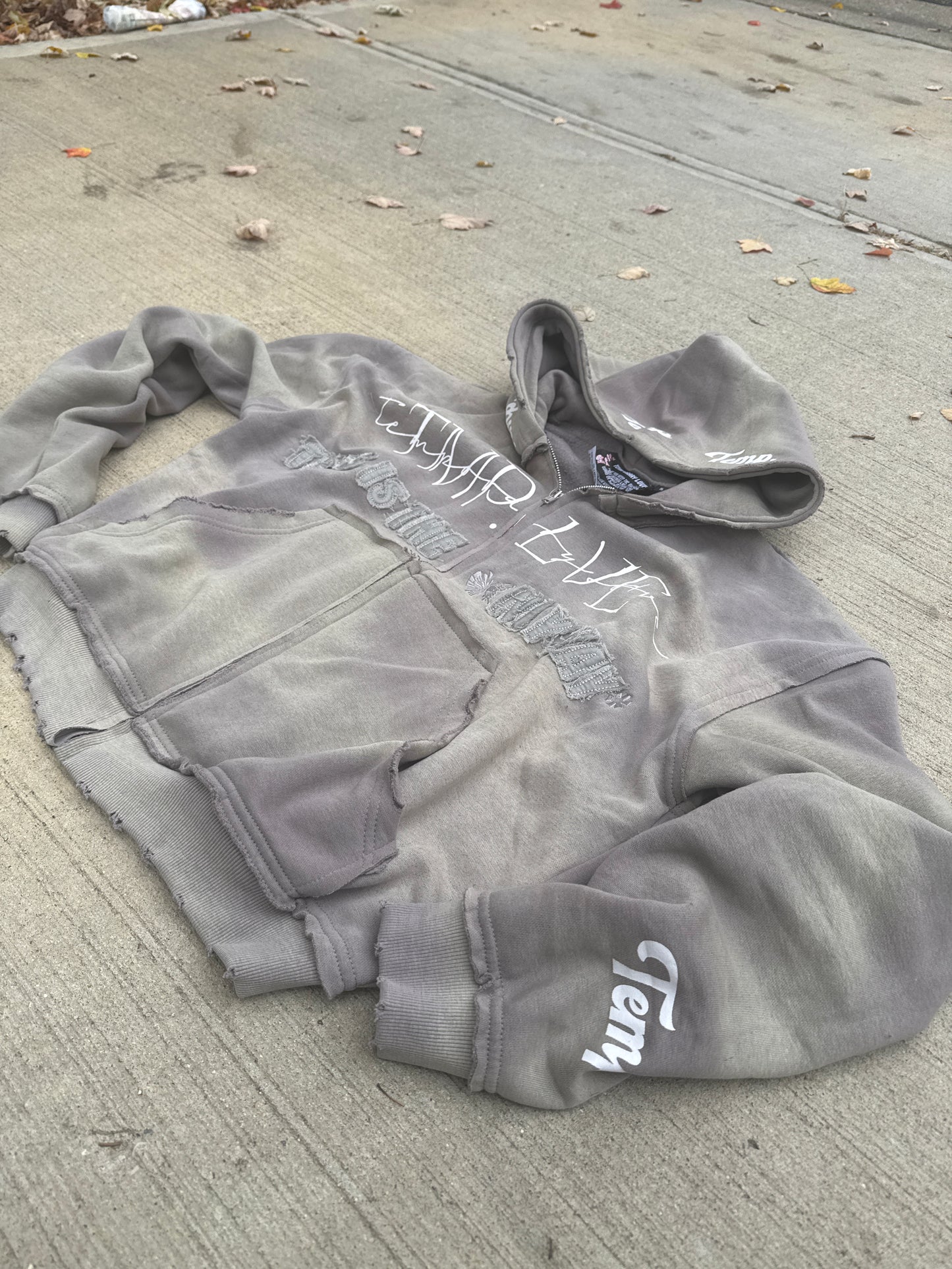 Distressed “Temp” Zip Ups Vol.1