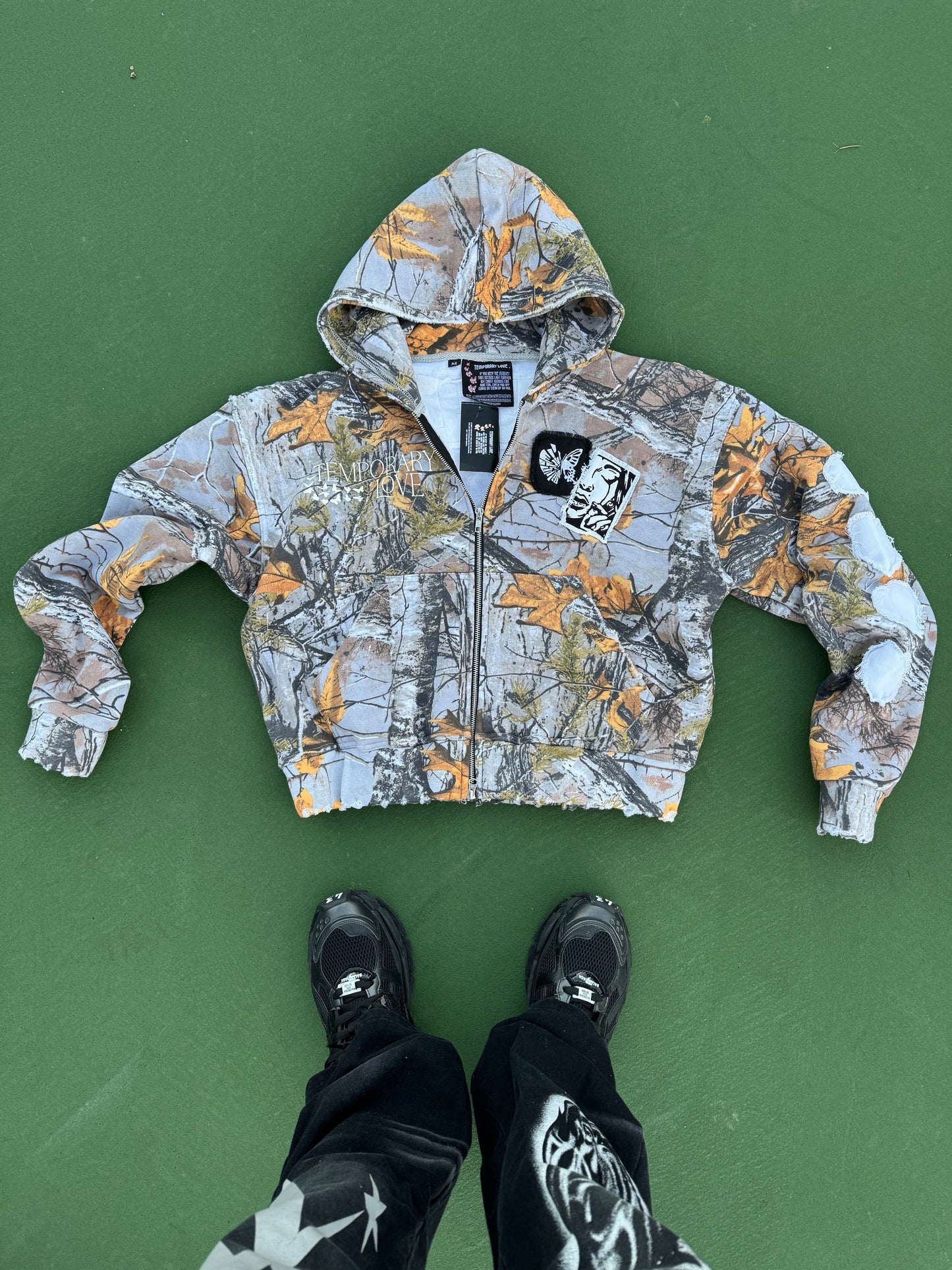 -LOVEDONTLAST- 001 PACK ZIP UP CAMO